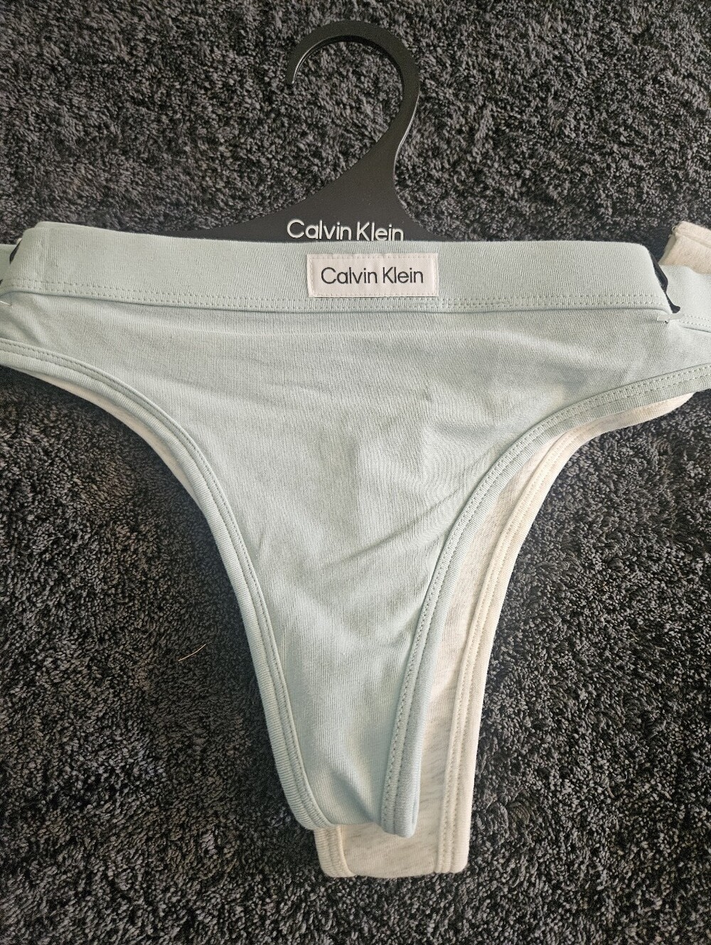 Calvin Klein Light Blue Women's Thong Bikini Briefs